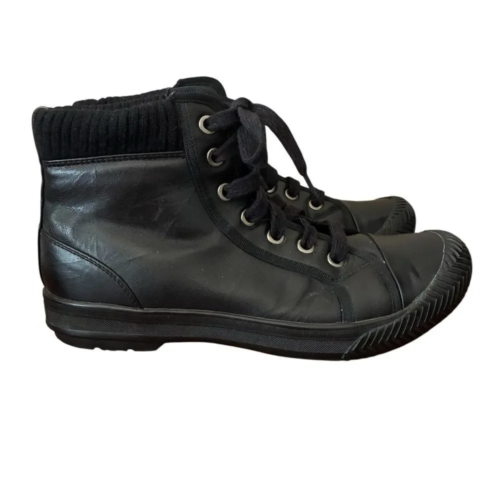 Helix Black High-Top Sneakers Men’s Size 9